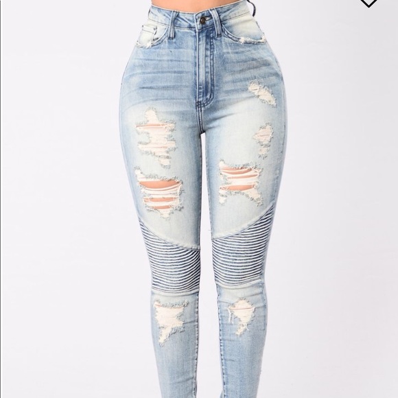 Fashion Nova Never Have I Ever Renogade Jeans 1 - Picture 2 of 6